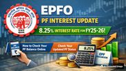 EPFO Starts Crediting 8.25% Interest For FY25-26: How To Check Updated PF Balance Online?