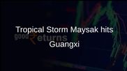 Tropical Storm Maysak in Southern China prompts evacuations after dam breaches and flooding