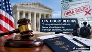 US Judge Blocks Trump Administration's New Visa Rules For Foreign Students, Journalists