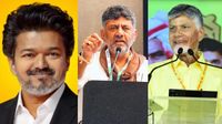 விஜய் Vs சந்திரபாபு நாயுடு Vs டி.கே.சிவகுமார்: சபாஷ் சரியான போட்டி!! முதலமைச்சர் விஜய்க்கு எந்த இடம் தெரியுமா?