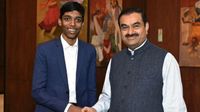 அதானியே தேடி வந்து ஸ்பான்சர் செய்த கிராண்ட் மாஸ்டர் பிரக்ஞானந்தா..!! இதுவரை வென்ற பரிசு தொகை எவ்வளவு தெரியுமா?