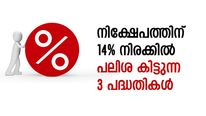 നിക്ഷേപത്തിന് 14% നിരക്കില്‍ സ്ഥിര വരുമാനം ലഭിക്കുന്ന 3 പദ്ധതികള്‍; നോക്കുന്നോ?