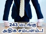 சாதாரண ஊழியர்களை ஒப்பிடுகையில் இவர்களுக்கு மட்டும் 243 மடங்கு அதிகச் சம்பளம்..!