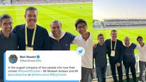 கிரிக்கெட் மைதானத்தில் முகேஷ் அம்பானி - சுந்தர் பிச்சை சந்திப்பு... என்ன பேசியிருப்பார்கள்? 