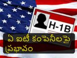 హెచ్‌1-బీ వీసా బిల్లుతో ప్ర‌భావితం కానున్న సాప్ట్‌వేర్‌కంపెనీలు 