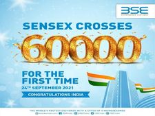 Sensex का नया रिकॉर्ड, पहली बार 60000 अंक के पार 