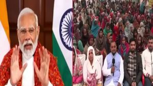 हरियाणा सीएम खट्टर ने प्रधानमंत्री को योजनाओं के लाभार्थी परिवारों की ओर से आभार व्‍यक्‍त किया