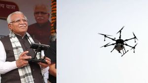 हरियाणा: किसानों के हित में खट्टर सरकार का बड़ा फैसला, ड्रोन से होगा नैनो यूरिया का छिड़काव
