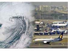 വായു ചുഴലിക്കാറ്റ്: ഗുജറാത്തിലെ അഞ്ച് എയര്‍പോര്‍ട്ടുകള്‍ അടച്ചു, ട്രെയിനുകള്‍ സര്‍വീസ് നിര്�