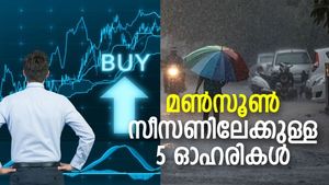 മഴ പെയ്താല്‍ ലാഭവും ഒഴുകിയെത്തും! വമ്പന്‍ 'കോളും' കാത്തിരിക്കുന്ന 5 മണ്‍സൂണ്‍ ഓഹരികള്‍; പരിഗണിക്കാം