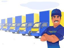 ട്രക്കിനെയും ആപ്പിലാക്കിയ ചെറുപ്പക്കാർ; ഇത് ഭാരമെടുത്ത് വിജയം നേടിയ 'പോർട്ടർ' 