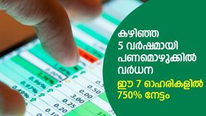 കഴിഞ്ഞ 5 വര്‍ഷമായി പണമൊഴുക്കില്‍ വര്‍ധന; ഈ 7 ഓഹരികളില്‍ 750% നേട്ടം