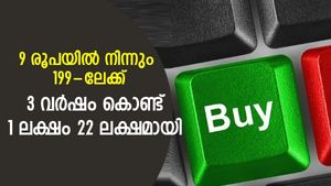 9 രൂപയില്‍ നിന്നും 199-ലേക്ക്; 3 വര്‍ഷം കൊണ്ട് ഈ സ്‌മോൾ കാപ് ഓഹരിയിലെ 1 ലക്ഷം 22 ലക്ഷമായി; ഇനിയെന്ത്?