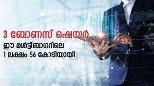 3 ബോണസ് ഷെയര്‍; ഈ മള്‍ട്ടിബാഗര്‍ ഓഹരിയിലെ 1 ലക്ഷം 56 കോടിയായി; നോക്കുന്നോ?