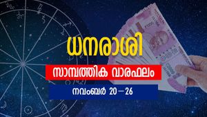ഈ നാളുകാര്‍ക്ക് സാമ്പത്തിക നേട്ടങ്ങള്‍; പുതിയ സംരംഭം തുടങ്ങാന്‍ അനുയോജ്യം; ഈ ആഴ്ച എങ്ങനെയെന്ന് നോക്കാം
