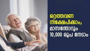 ഒറ്റത്തവണ നിക്ഷേപിക്കാം; മാസന്തോറും 10,000 രൂപ നേടാം; 60 കഴിഞ്ഞവര്‍ക്ക് ഇത് ബംബര്‍ 