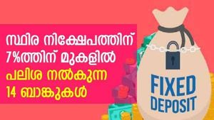 സ്ഥിര നിക്ഷേപത്തിന് 7% ത്തിന് മുകളിൽ പലിശ നല്‍കുന്ന 14 ബാങ്കുകള്‍; നിക്ഷേപകര്‍ക്ക് ഉയര്‍ന്ന പലിശ എവിടെ
