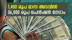 മരണം വരെ 36,000 രൂപ പെൻഷൻ നേടാം; മാസ അടവ് വെറും 1,400 രൂപ; നോക്കുന്നോ ഈ പദ്ധതി