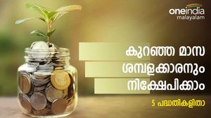 മാസ ശമ്പളം പ്രശ്നമല്ല; കുറഞ്ഞ ശമ്പളക്കാർക്കും നിക്ഷേപിക്കാം; സമ്പത്ത് വർധിപ്പിക്കാൻ ഇതാ 5 വഴികൾ