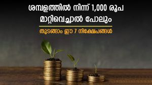 മാസത്തിൽ 1,000 രൂപ മാറ്റിവെയ്ക്കാൻ സാധിക്കില്ലേ; ദീർഘകാല നിക്ഷേപത്തിൽ ലക്ഷങ്ങൾ നേടാം; 7 മാർ​ഗങ്ങളിതാ
