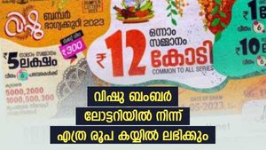 വിഷു ബംബർ ലോട്ടറി നറുക്കെടുത്തു; സമ്മാനത്തുക കയ്യിൽ കിട്ടുന്നതിന് മുൻപ് എത്ര തുക കുറയ്ക്കും; കണക്ക് ഇങ്ങനെ