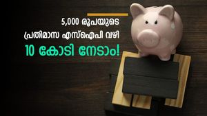 എസ്‌ഐപി കാല്‍ക്കുലേറ്റര്‍; 5,000 രൂപയുടെ പ്രതിമാസ എസ്‌ഐപി 10 കോടിയായി വളരാന്‍ എത്ര കാലമെടുക്കും
