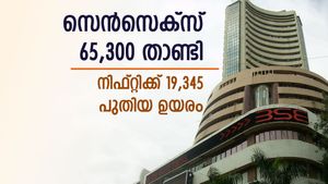 റാലി തുടരുന്നു; സെന്‍സെക്‌സ് 65,300 താണ്ടി; നിഫ്റ്റിക്ക് 19,345 പുതിയ ഉയരം; നേട്ടം തുടര്‍ന്ന് വിപണി