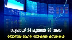 വരുന്ന ആഴ്ച ബോണസ് ഷെയർ നൽകുന്നത് 4 ഓഹരികൾ; സൗജന്യമായി അധിക ഓഹരികൾ നേടാം; കയ്യിലുണ്ടോ?