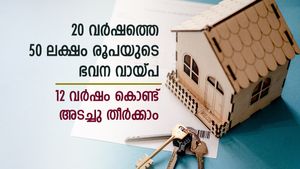 20 വർഷത്തെ 50 ലക്ഷം രൂപയുടെ ഭവന വായ്പ 12 വർഷം കൊണ്ട് തീർക്കാം; പലിശയിൽ ലാഭം 23 ലക്ഷം; 4 വഴികളിതാ