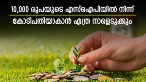 10,000 രൂപ പ്രതിമാസ എസ്ഐപി വഴി കോടിപതിയാകാം; കുറഞ്ഞ കാലയളവിൽ ലക്ഷ്യത്തിലെത്താൻ ഇതാ വഴി
