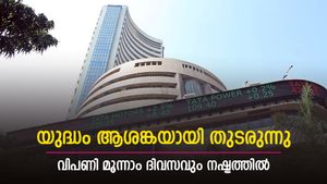 യുദ്ധം ആശങ്കയായി തുടരുന്നു; വിപണി മൂന്നാം ദിവസവും നഷ്ടത്തിൽ; സെൻസെക്സിന് 116 പോയിന്റ് നഷ്ടം