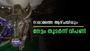 വെള്ളിയാഴ്ച ഫ്ലാറ്റ് ക്ലോസിം​ഗ്; നാലാമത്തെ ആഴ്ചയിലും നേട്ടം തുടർന്ന് വിപണി; ഐടി, എഫ്എംസിജി ഇടിഞ്ഞു