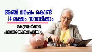 അഞ്ച് വർഷം കൊണ്ട് 14 ലക്ഷം സമ്പാദിക്കാം... കേന്ദ്രസർക്കാർ പിന്തുണയുള്ള പദ്ധതിയിൽ നിക്ഷേപിക്കൂ
