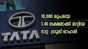 ടാറ്റ ​ഗ്രൂപ്പ് ഓഹരിയിൽ കുതിച്ചു ചാട്ടം; 10,000 രൂപയെ 1.40 ലക്ഷമാക്കി മാറ്റിയത് 10 വർഷം കൊണ്ട്; നോക്കുന്നോ