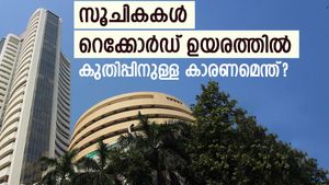 ബുൾ റൺ തുടരുന്നു; സൂചികകൾ റെക്കോർഡ് ഉയരത്തിൽ; സെൻസെക്സ് 72,000 ത്തിന് മുകളിൽ
