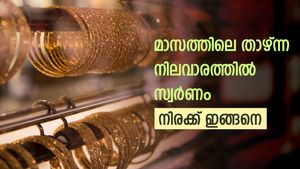വീണ്ടും ഇടിവ്; മാസത്തിലെ താഴ്ന്ന നിലവാരത്തിലെത്തി സ്വര്‍ണം; വാങ്ങാന്‍ പറ്റിയ അവസരമോ?