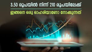 ലാഭവും ഓഹരി വിലയും ഉയർന്നു; 3.50 രൂപയുടെ ഓഹരി 210 രൂപയിലേക്ക്; ഇങ്ങനെ ഒരു ഓഹരിയാണോ നോക്കുന്നത്