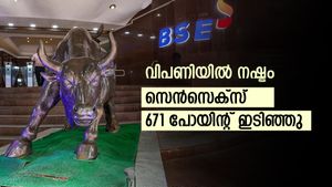 പലിശ നിരക്കിൽ അനിശ്ചിതത്വം; വിപണിയിലെ ലാഭമെടുപ്പിൽ സെൻസെക്സ് 671 പോയിന്റ് ഇടി‍ഞ്ഞു