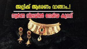 അല്ലിക്ക് ആഭരണം വാങ്ങാം..! സ്വർണ വിലയിൽ നേരിയ കുറവ്, കുറഞ്ഞത് നാളെ കൂടുമോ, ഇന്നത്തെ നിരക്കറിയാം
