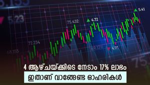 ഓറിയൻ്റ് സിമൻ്റ്  അടക്കം 4 ഓഹരികൾ, 4 ആഴ്ചകൊണ്ട് 17% നേട്ടമുണ്ടാക്കാം, ടാർഗെറ്റ് വില അറിയൂ