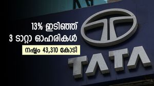 6 ദിവസം കൊണ്ട് ഇടിഞ്ഞത് 13%, ഈ ടാറ്റാ ഓഹരികളിൽ നിക്ഷേപമുണ്ടോ, ശ്രദ്ധിക്കണം