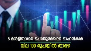 കീശ നിറച്ച പൊതുമേഖലാ ഓഹരികൾ, വില 100 രൂപയിൽ താഴെ, നിങ്ങൾക്ക് നിക്ഷേപമുണ്ടോ..?