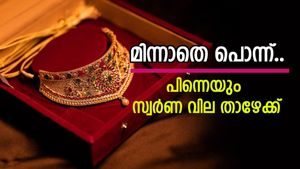 പൊന്ന് മിന്നുന്നില്ല; ഇന്നലെ കൂടിയതിലും വേ​ഗത്തിൽ ഇന്ന് സ്വർണ വില താഴേക്ക് ഇടിഞ്ഞു