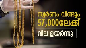 ഇന്നും വില ഉയർന്നു; സ്വർണം വീണ്ടും 57,000ലേക്ക് കയറി, വർഷാവസാനം റെക്കോർഡ് ഭേദിക്കുമോ?