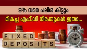 ചുരുങ്ങിയ കാലം കൊണ്ട് നിങ്ങളുടെ പണം വളരും; ഈ എഫ്.ഡിയിൽ നിക്ഷേപിക്കാം, 9% വരെ പലിശ കിട്ടും