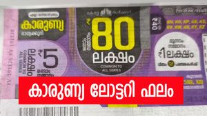 നിങ്ങൾക്ക് കിട്ടിയോ? ഇന്നത്തെ കാരുണ്യ ഭാ​ഗ്യക്കുറിയുടെ റിസൾട്ട് വന്നു, ആർക്കാണ് 80 ലക്ഷം കിട്ടിയത്?