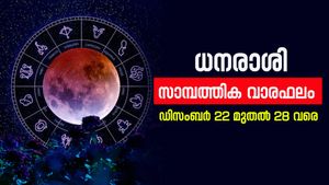 നഷ്ടങ്ങൾക്ക് സാധ്യത, ശ്രദ്ധ വേണം; ഈ നാളുകാർക്ക് നേട്ടം... അറിയാം സാമ്പത്തിക വാരഫലം
