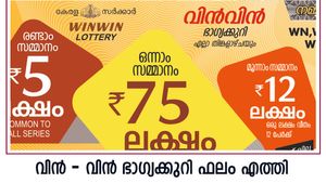 ഇന്നത്തെ വിൻ വിൻ ഭാ​ഗ്യക്കുറി ഫലം പുറത്ത് വന്നു; 75 ലക്ഷത്തിന്റെ ഭാ​ഗ്യശാലി നിങ്ങളുടെ വീട്ടിലാണോ? 