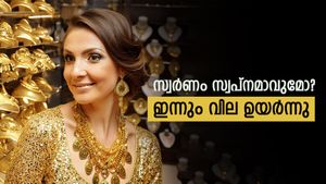 പറന്നുയർന്നു; സ്വർണ വില ഇന്നും ഉയർന്നു, രാജ്യാന്തരക്കാറ്റ് കേരളത്തിലും അലയടിക്കുന്നു-  വില ഇടിയുമോ? 