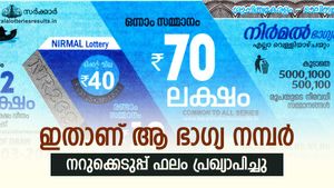 70 ലക്ഷം കിട്ടിയോ? ഏതാണ് ഇന്നത്തെ ഭാ​ഗ്യ നമ്പർ? ഇന്നത്തെ നിർമൽ ഭാ​ഗ്യക്കുറി നറുക്കെടുപ്പ് ഫലം ഇതാ...